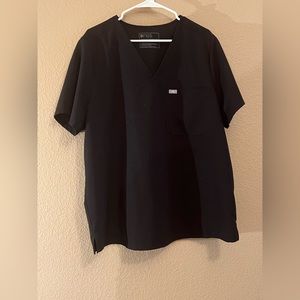 Figs Black Catarina One Pocket Scrub Top Size XXL